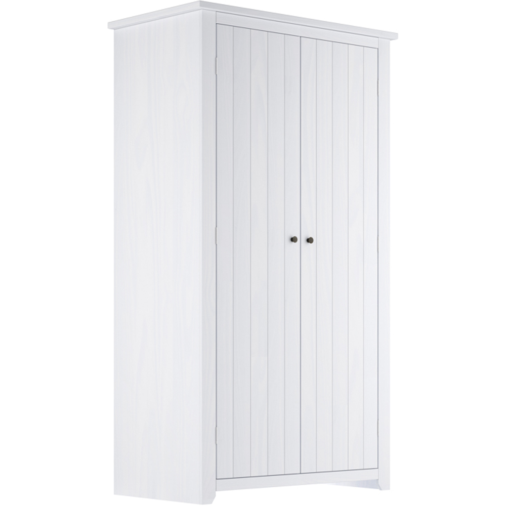 Havana 2 Door White Wardrobe Image 3