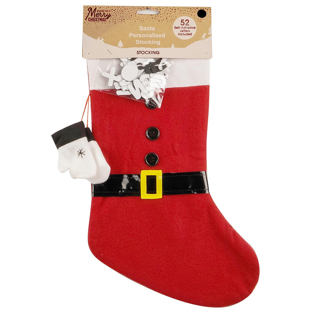 Single Personalised Stocking in Assorted styles Image 3