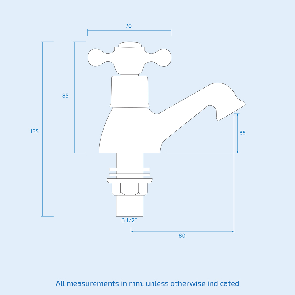 Nes Home Victorian Traditional Chrome Bath Filler with Basin Tap Set Image 4