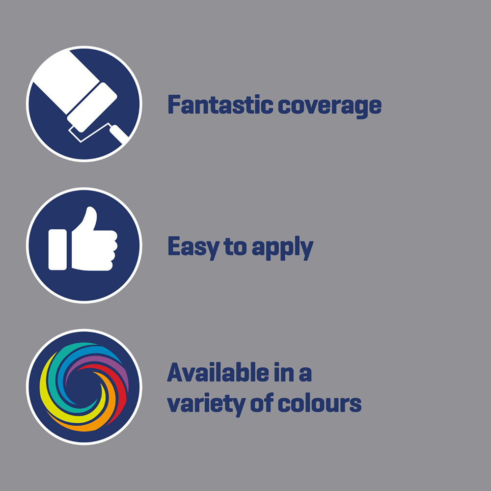 Johnstones Matt Emulsion Paint 5L Frosted Silver Image 6