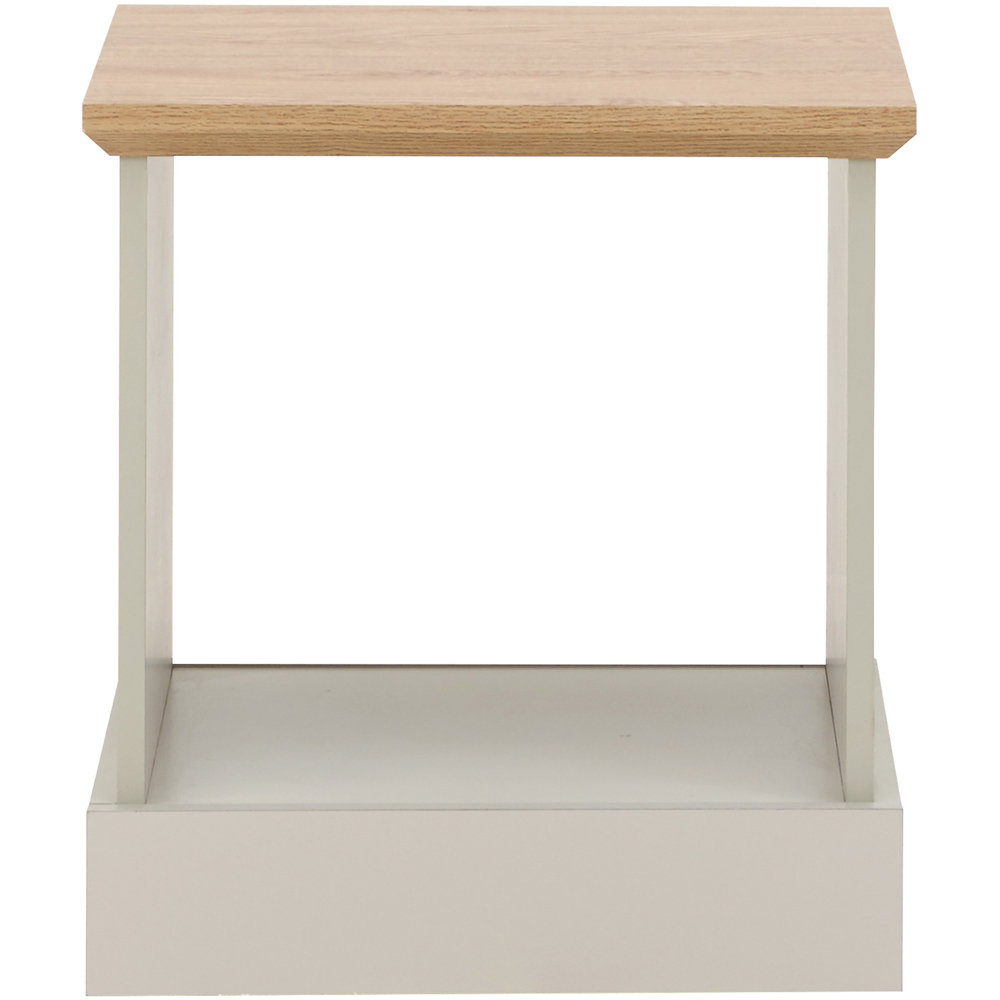 GFW Kendal Grey Lamp Table Image 2