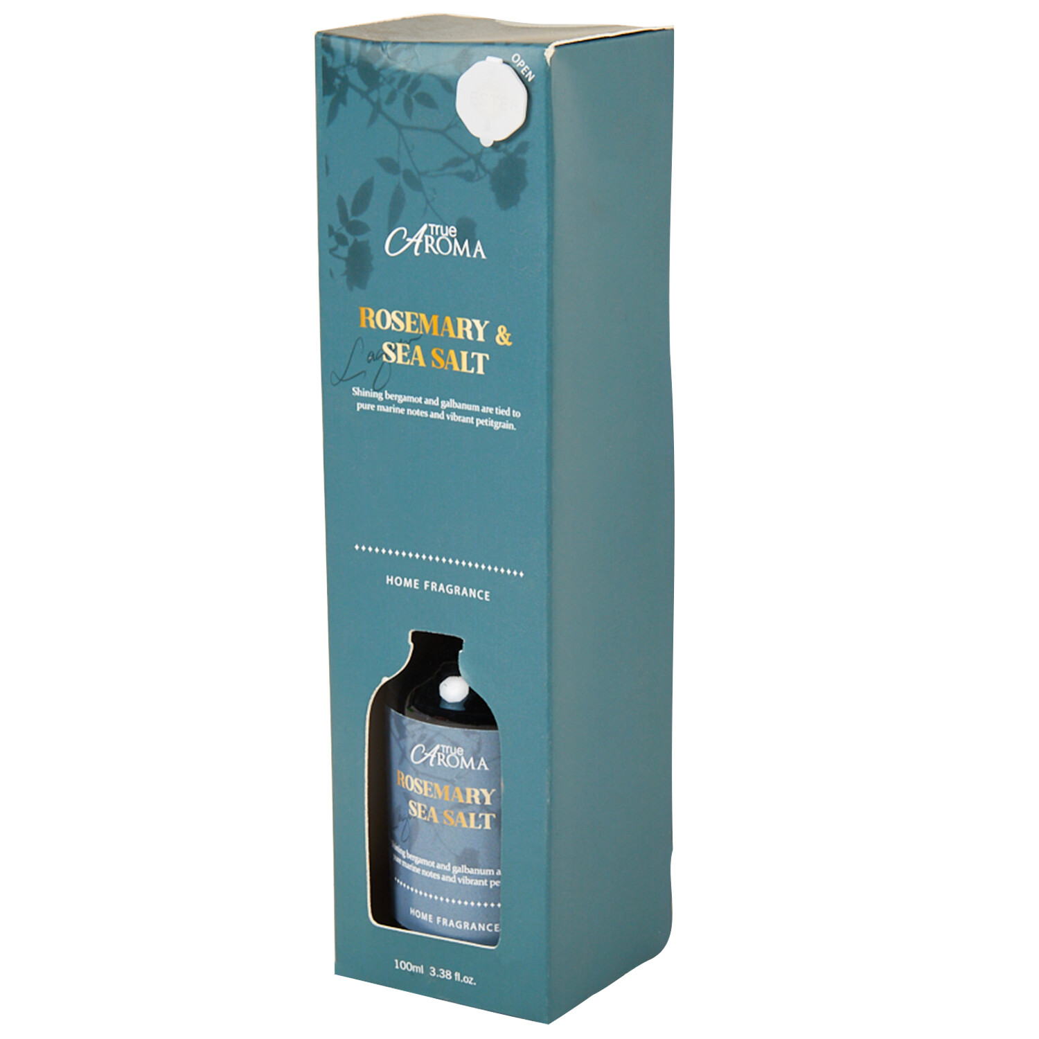 Rosemary and Sea Salt Diffuser 100ml - Blue Image 2