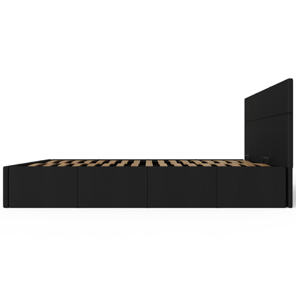 GFW Small Double Black Side Lift Ottoman Bed Image 6