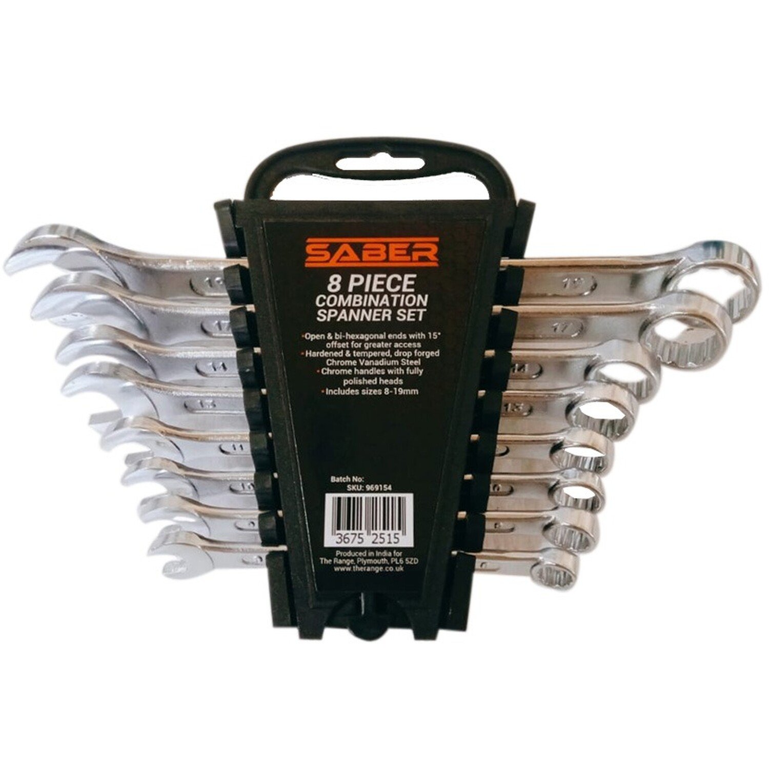 Saber Combination Spanner Set - 8 Image
