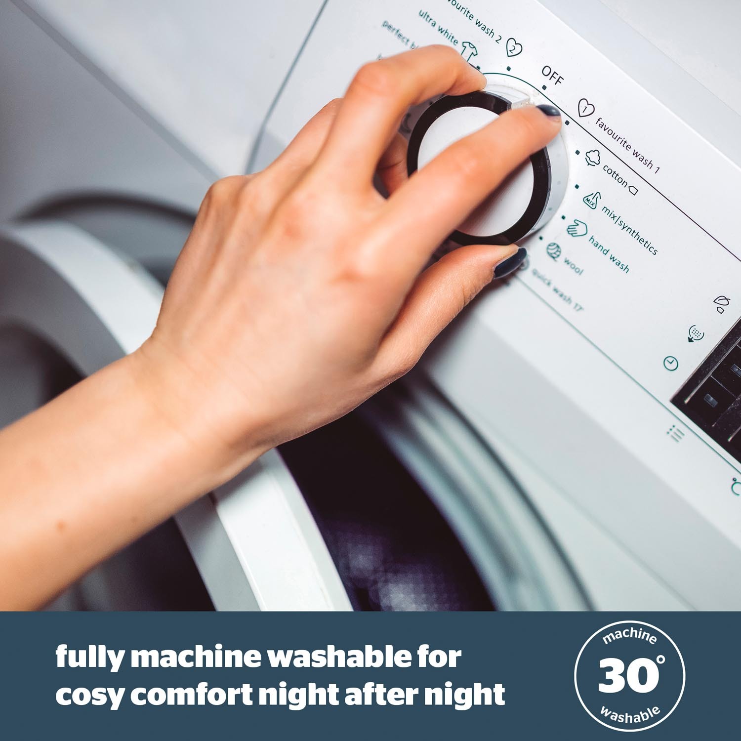 Silentnight Supersoft King Size White Thermal Mattress Cover Image 6