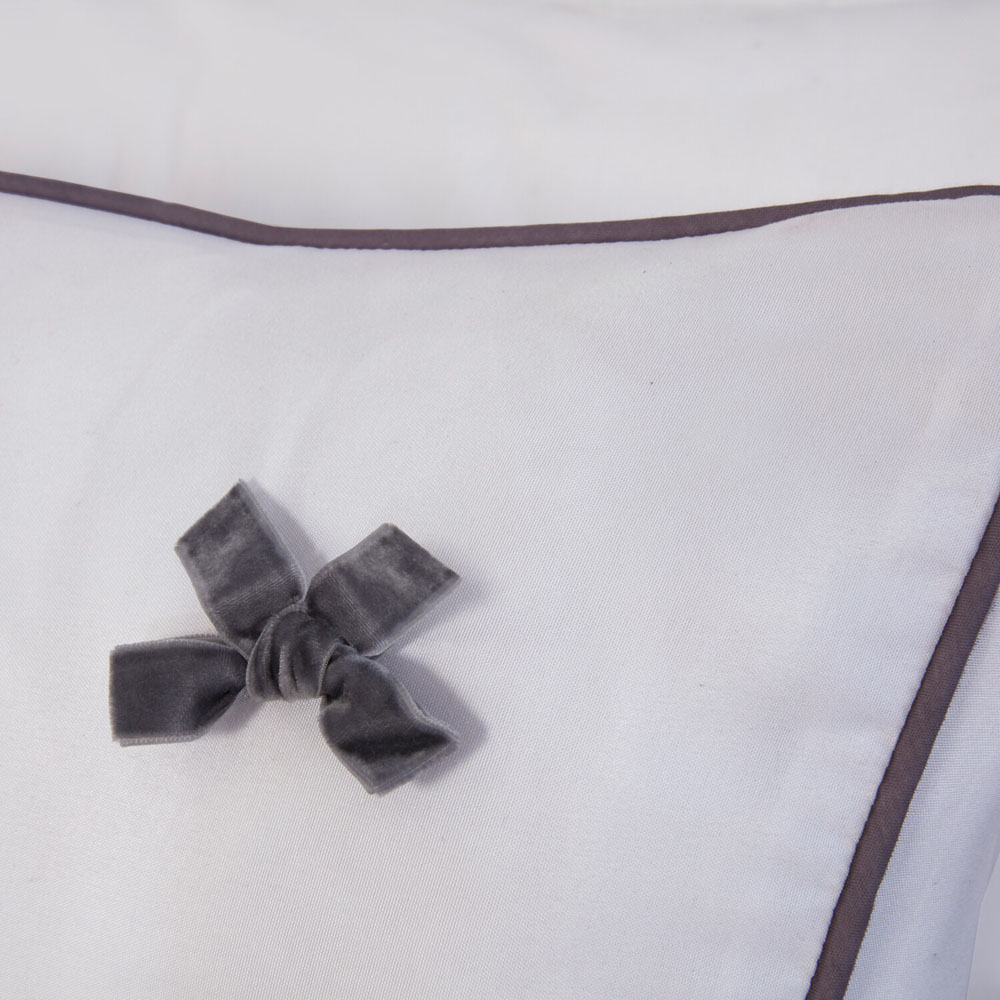 Belle Bow BeddingWhiteSuperking Image 2