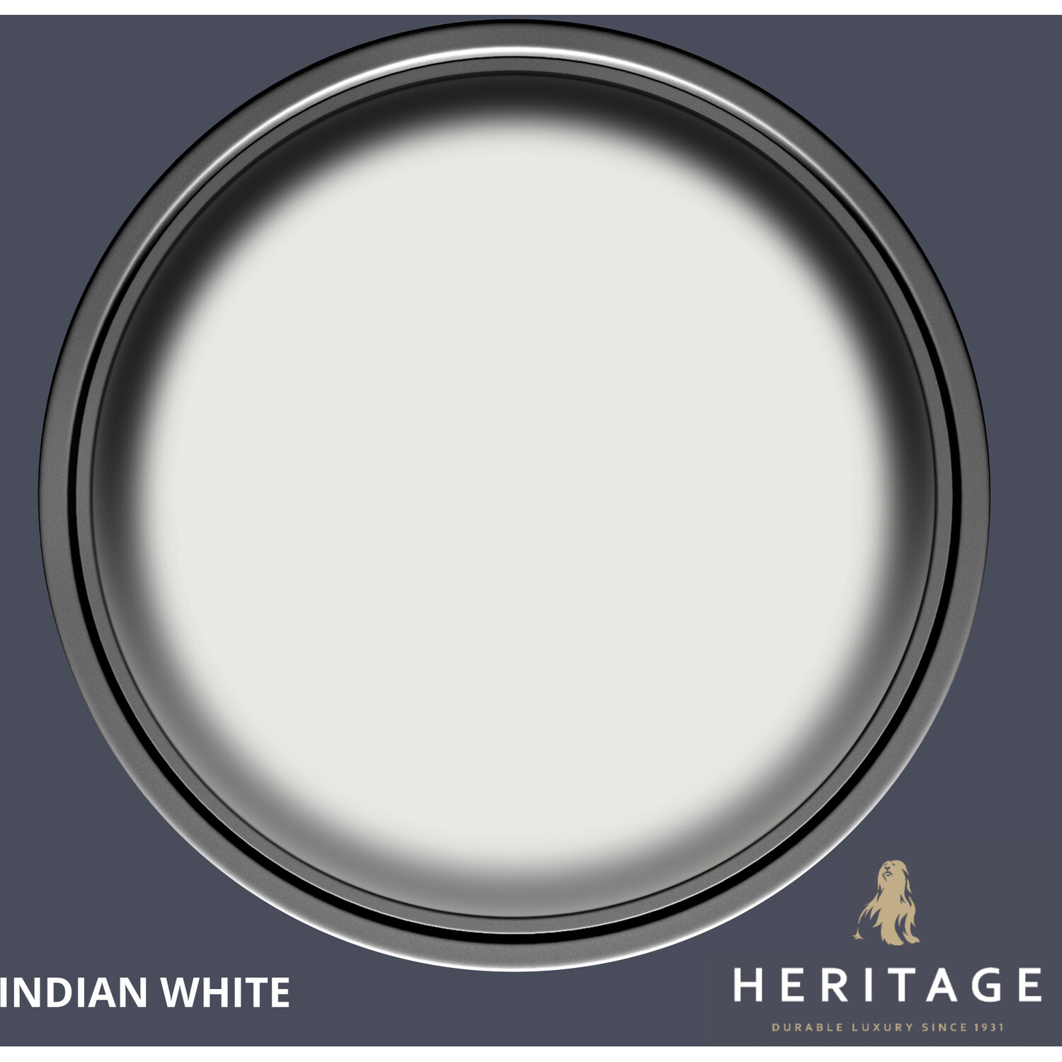 Dulux Heritage Walls and Ceilings Indian White Velvet Matt Emulsion Paint Tester Image 3