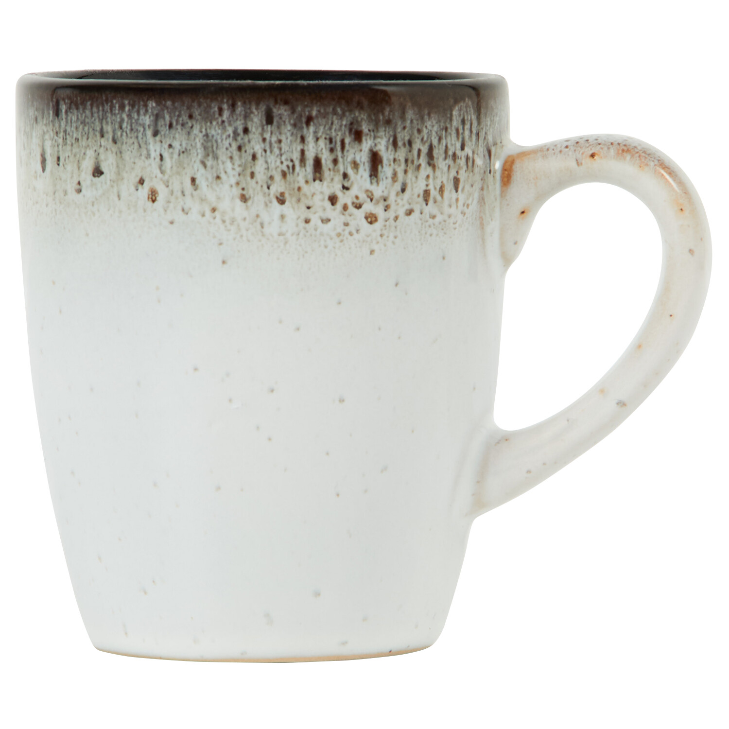 Kyanite Reactive Glaze Mug - White and Black Image 2