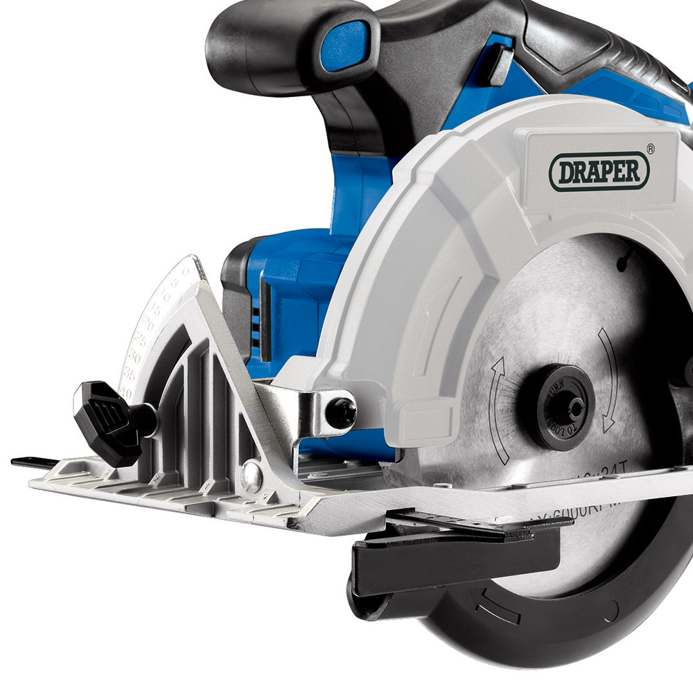 Draper D20 20V Cordless Circular Saw Bare Unit Image 2