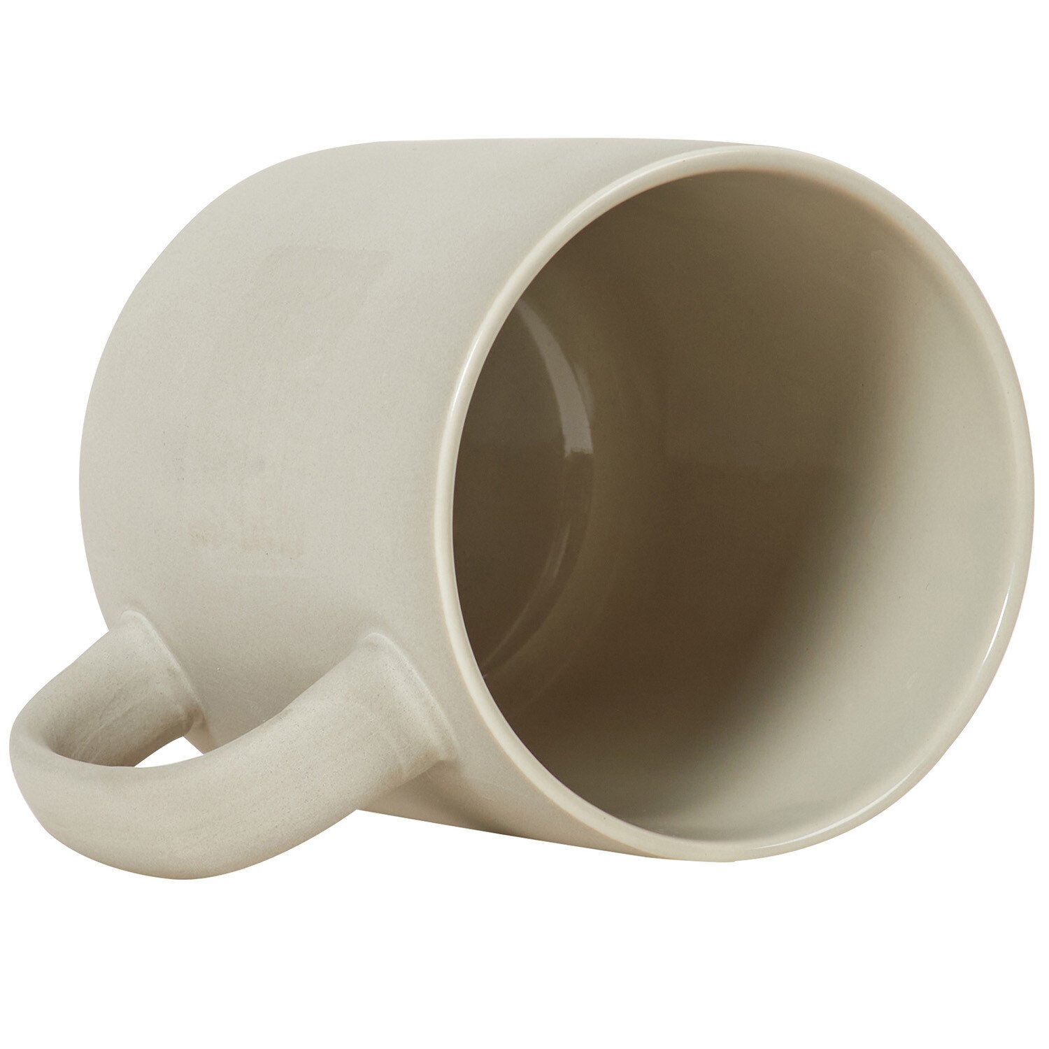 Set of 4 Matt Greige Mugs - Greige Image 4