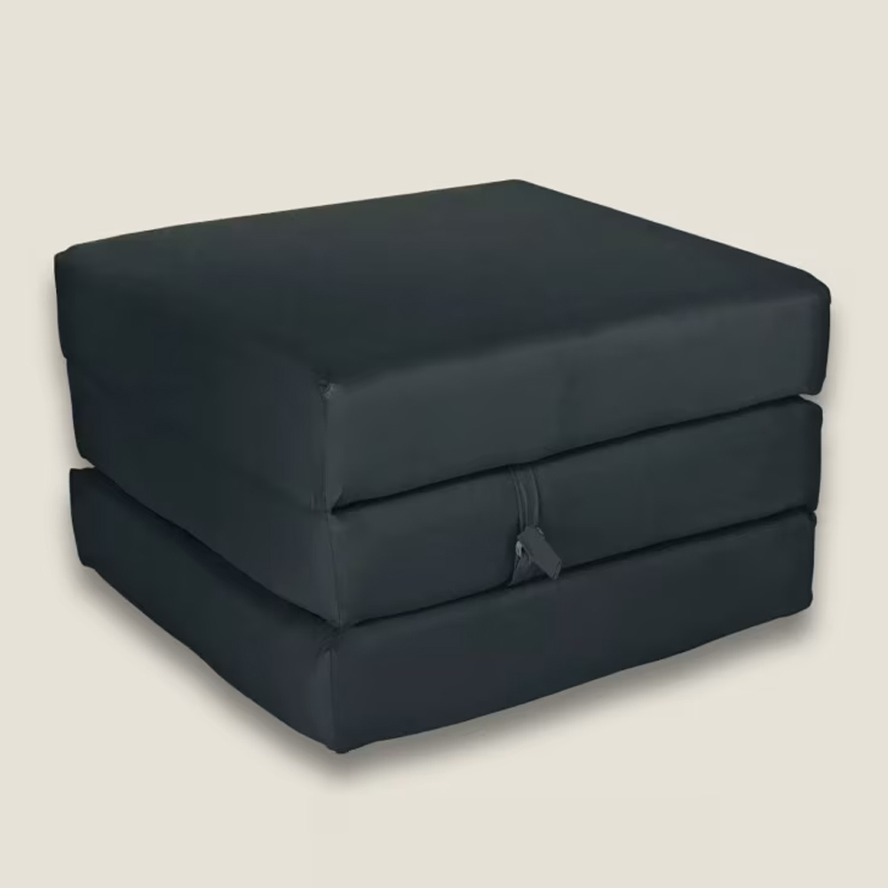 Kaikoo Single Black Foldable Mattress Bed Image 2