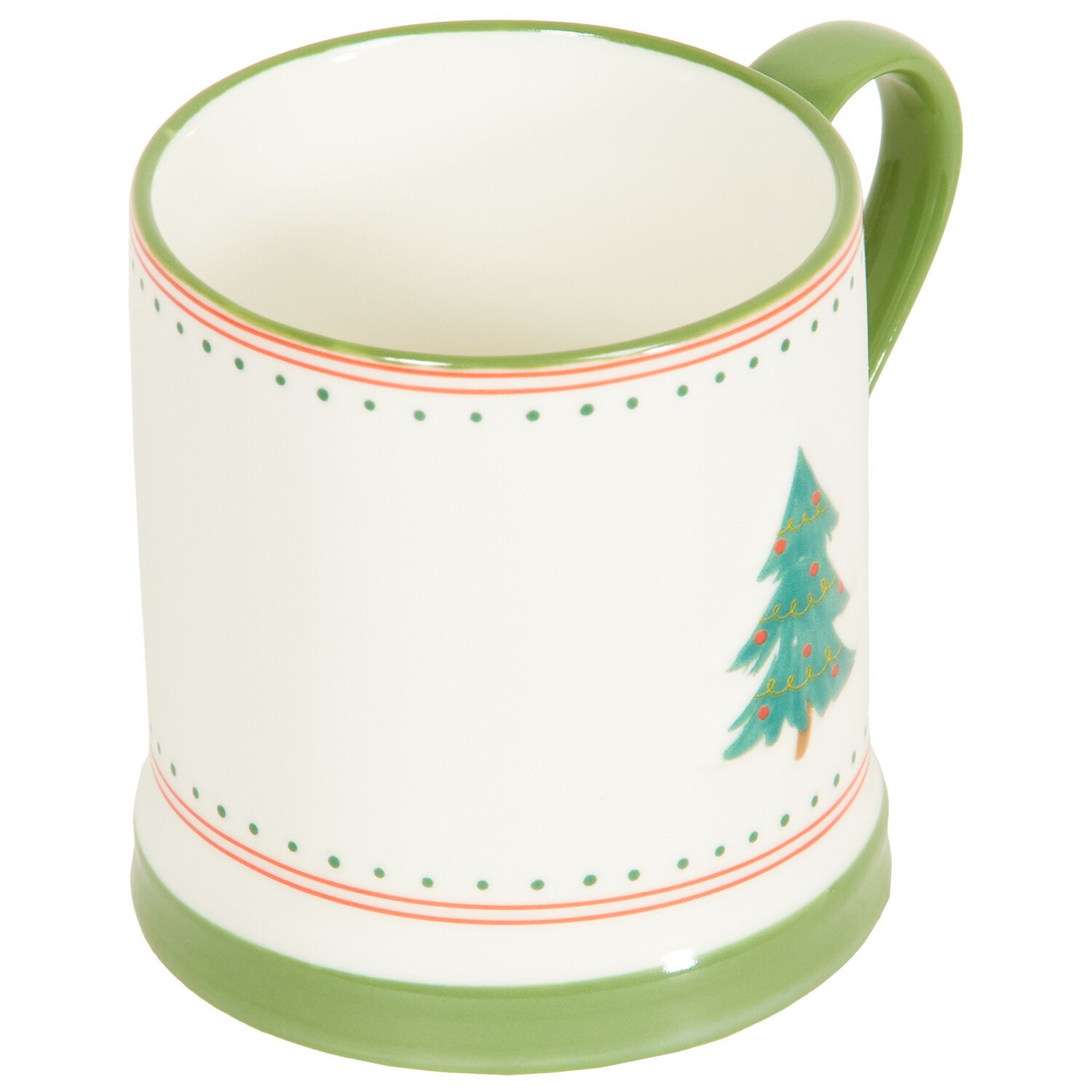 Santa or Christmas Tree Tankard - White Image 3