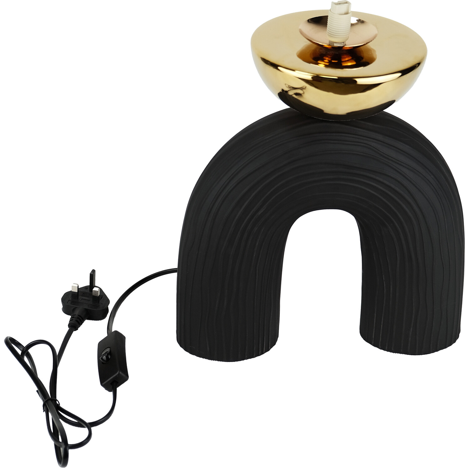 Ozias Table Lamp Black and Gold Image 3