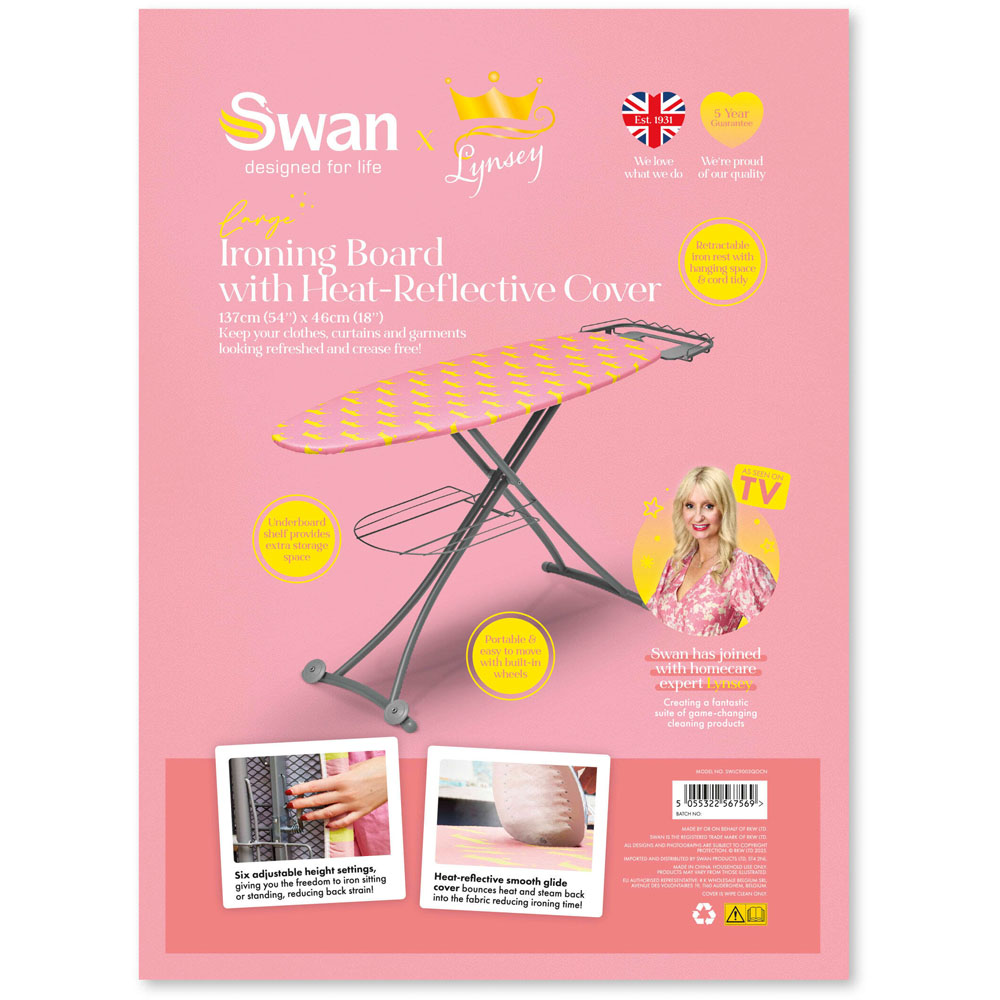 Swan x Lynsey Ironing Board 137 x 46cm Image 8