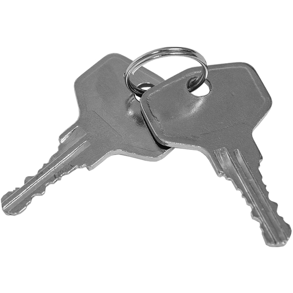 tectake Silver Window Handle 10 Pack Image 3