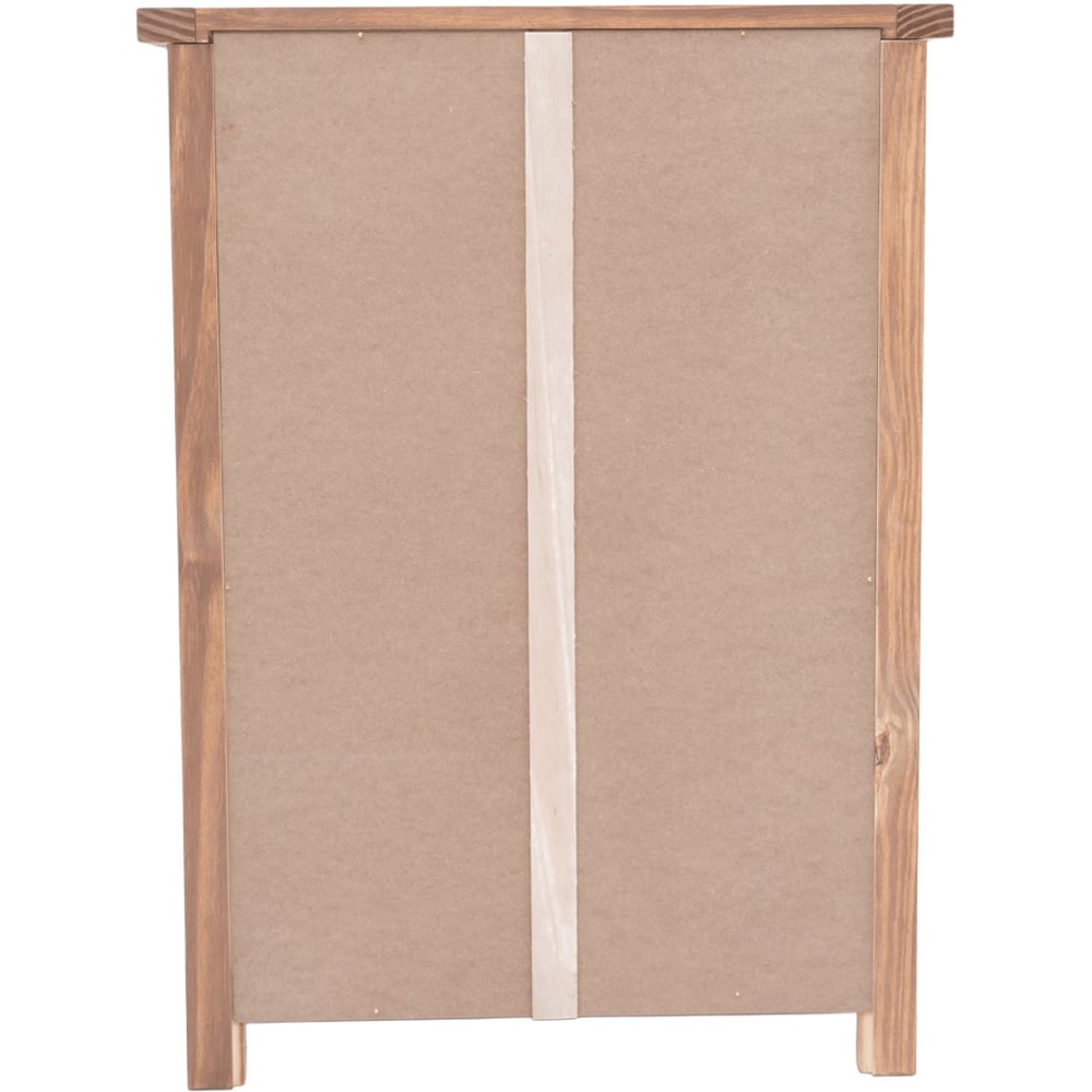 Cabinet Bits Padua 4 Drawer Light Brown Brass Cup Handle Chest of Drawers Image 6