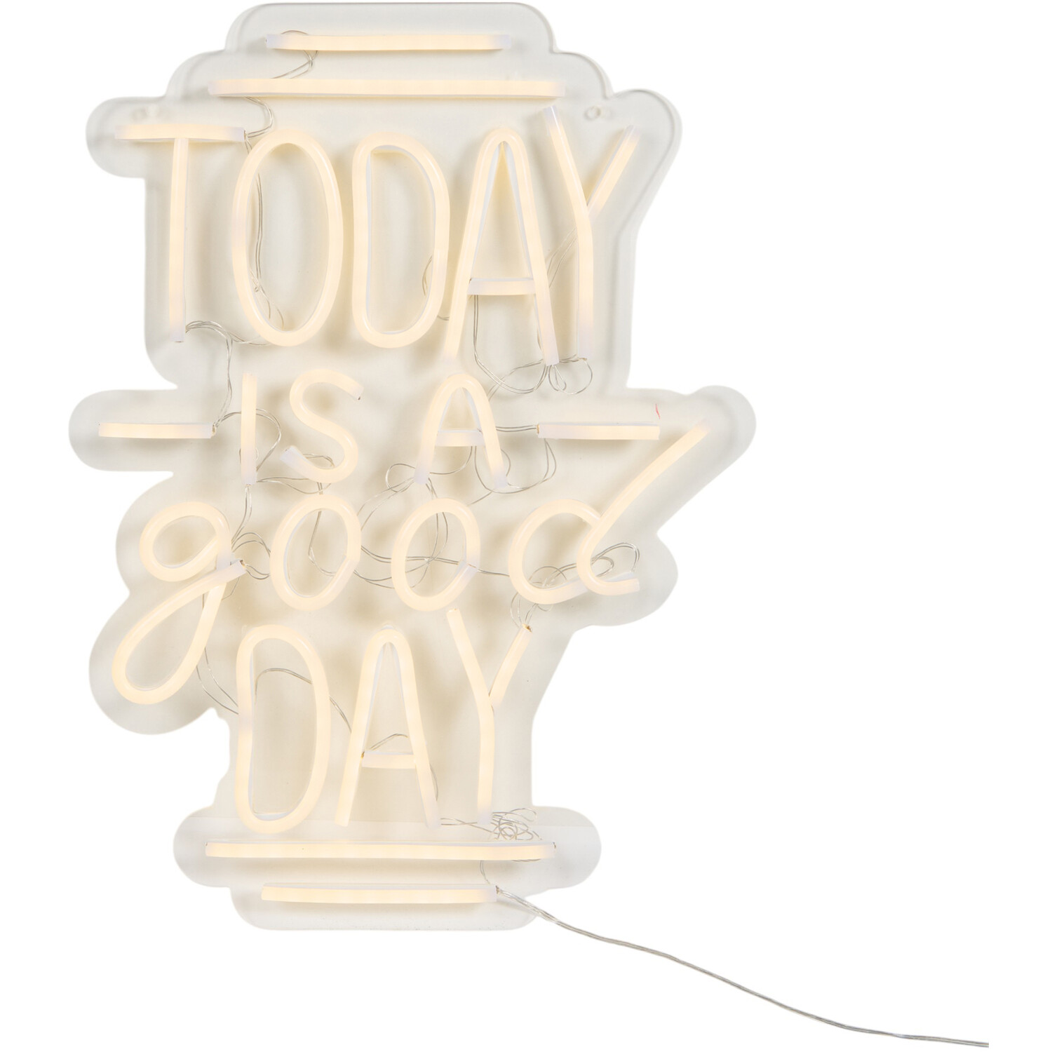 Today Is A Good Day Neon Sign - White Image 5