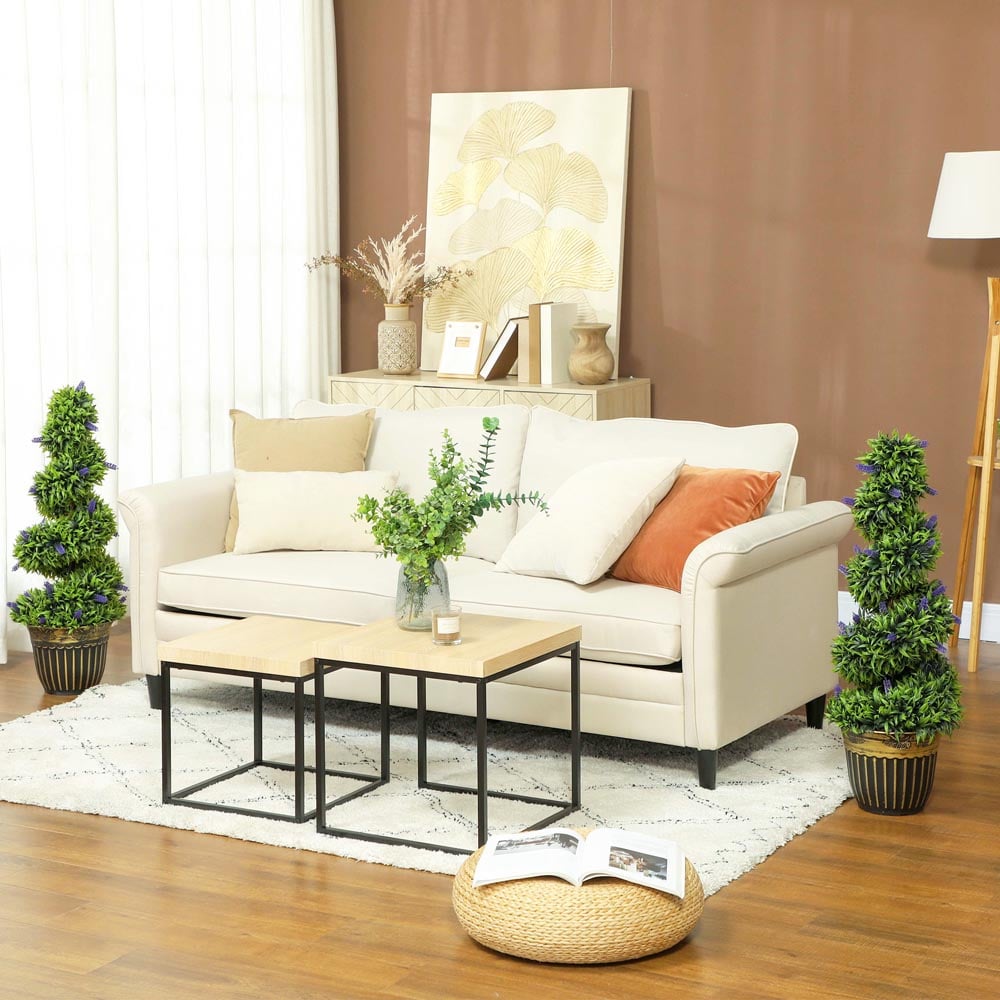 Portland Lavender Decorative Artificial Plant in Pot 90cm 2 Pack Image 4