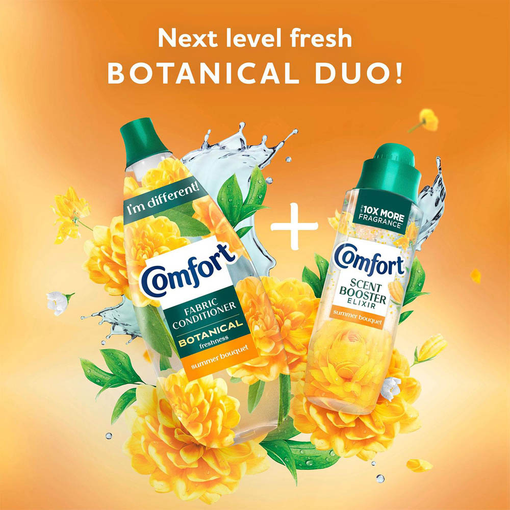 Comfort Botanical Summer Bouquet Bead Infused Scent Booster Elixir 460ml 8 Pack Image 5