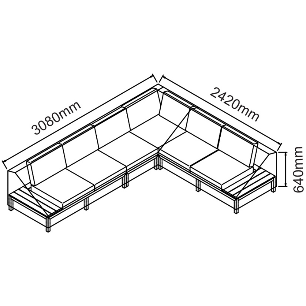 Royalcraft Aspen 5 Piece Cornet Set Cover Image 4