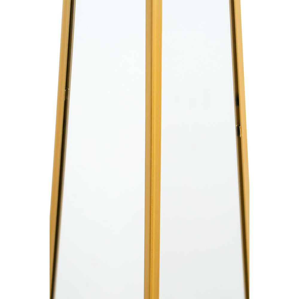 MirrorOutlet The Obelisk Gold Metal Edged Mirrored Garden Ornament 100 x 20cm Image 4