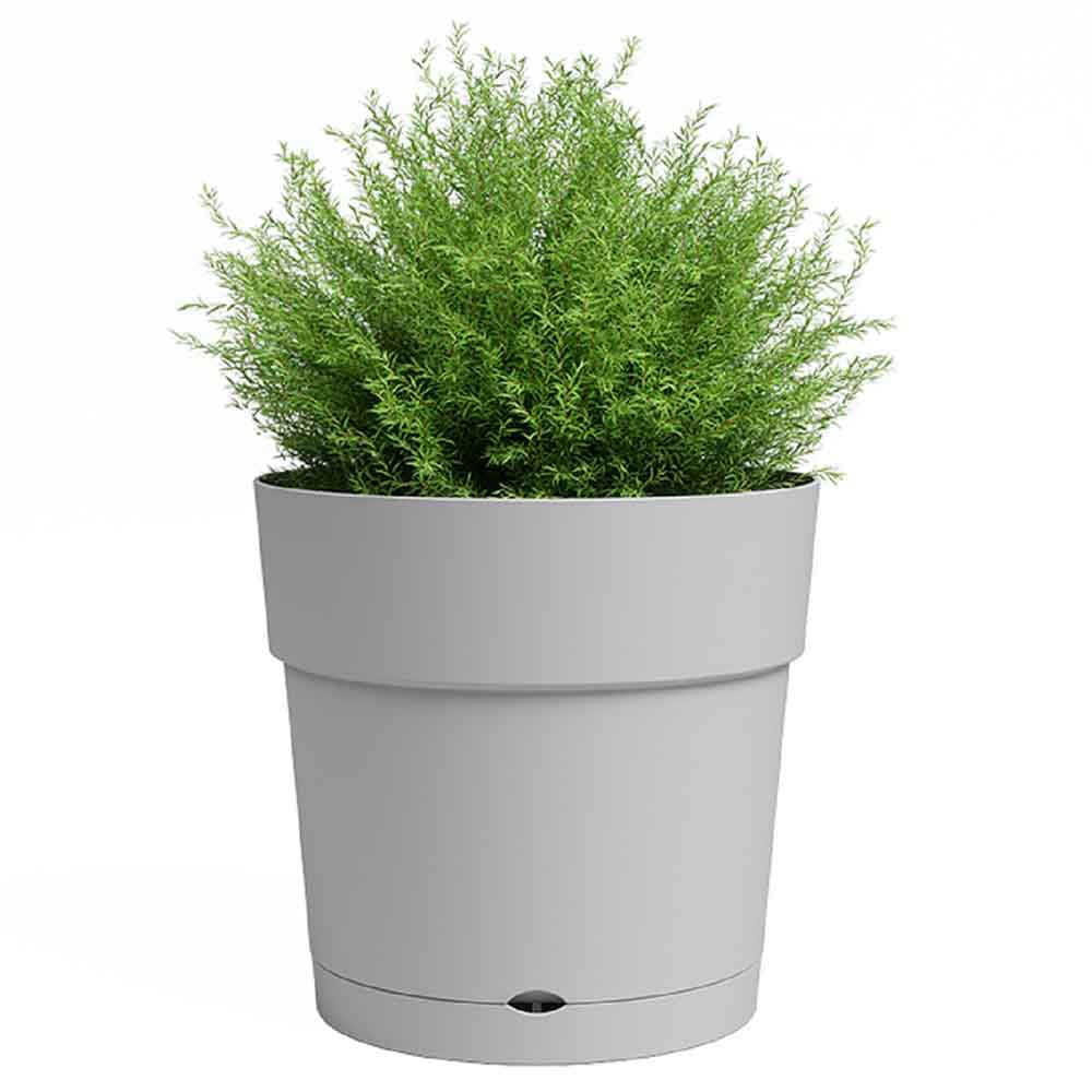 Artevasi Capri Light Grey Wide Plant Pot 40cm Image 3