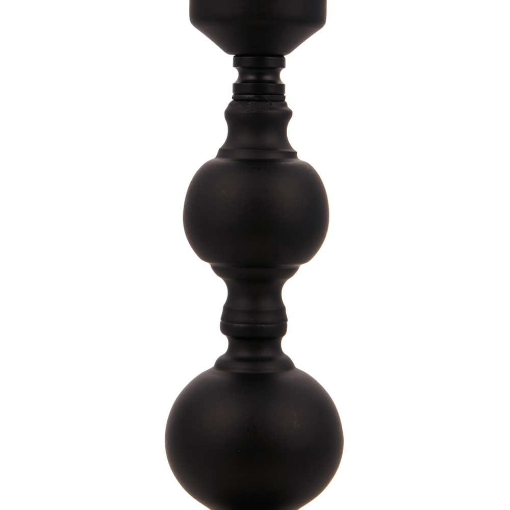 Black Table Top Candle Holder Image 2