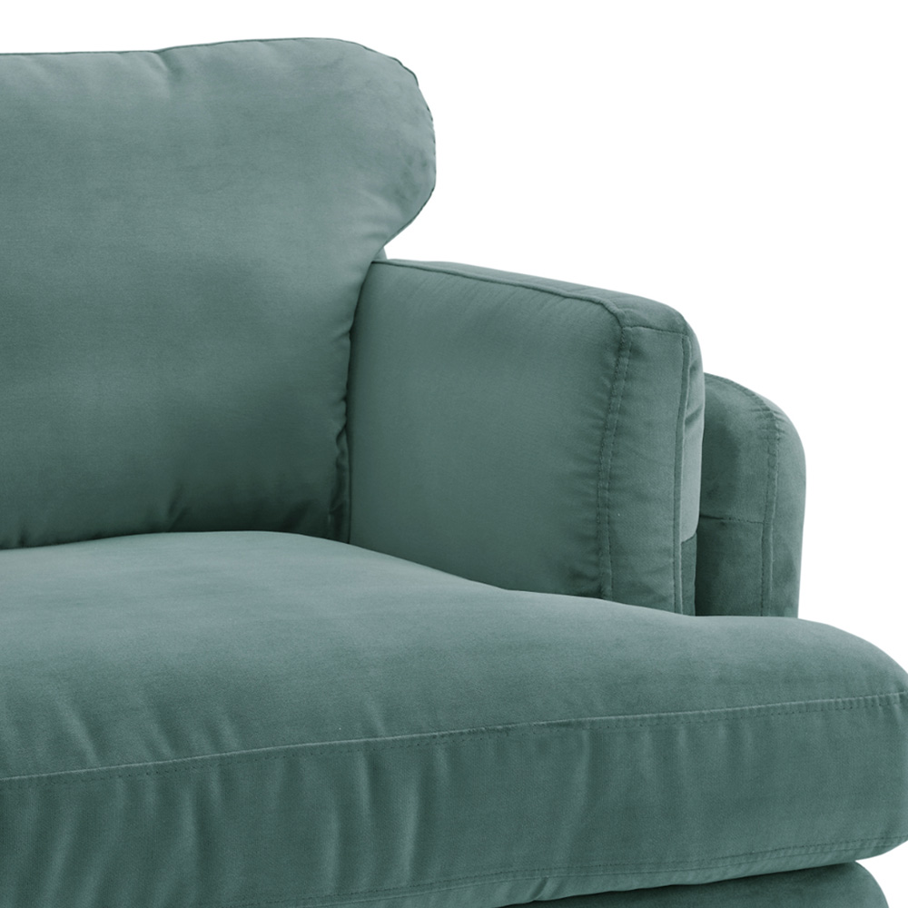 Home Detail Regent 2 Seater Teal Velvet Sofa Image 7