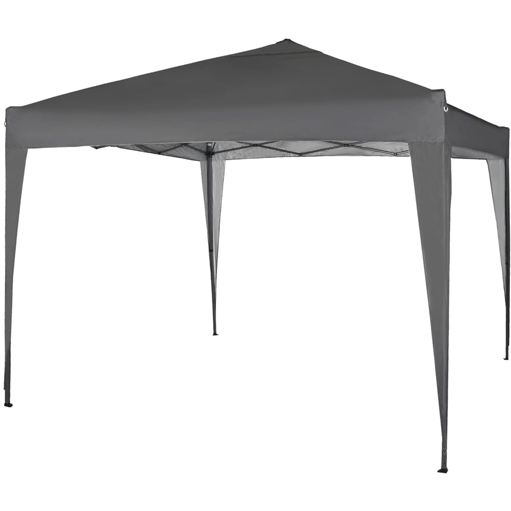 Grey Pop Up Outdoor Gazebo 2 x 2m Image 2