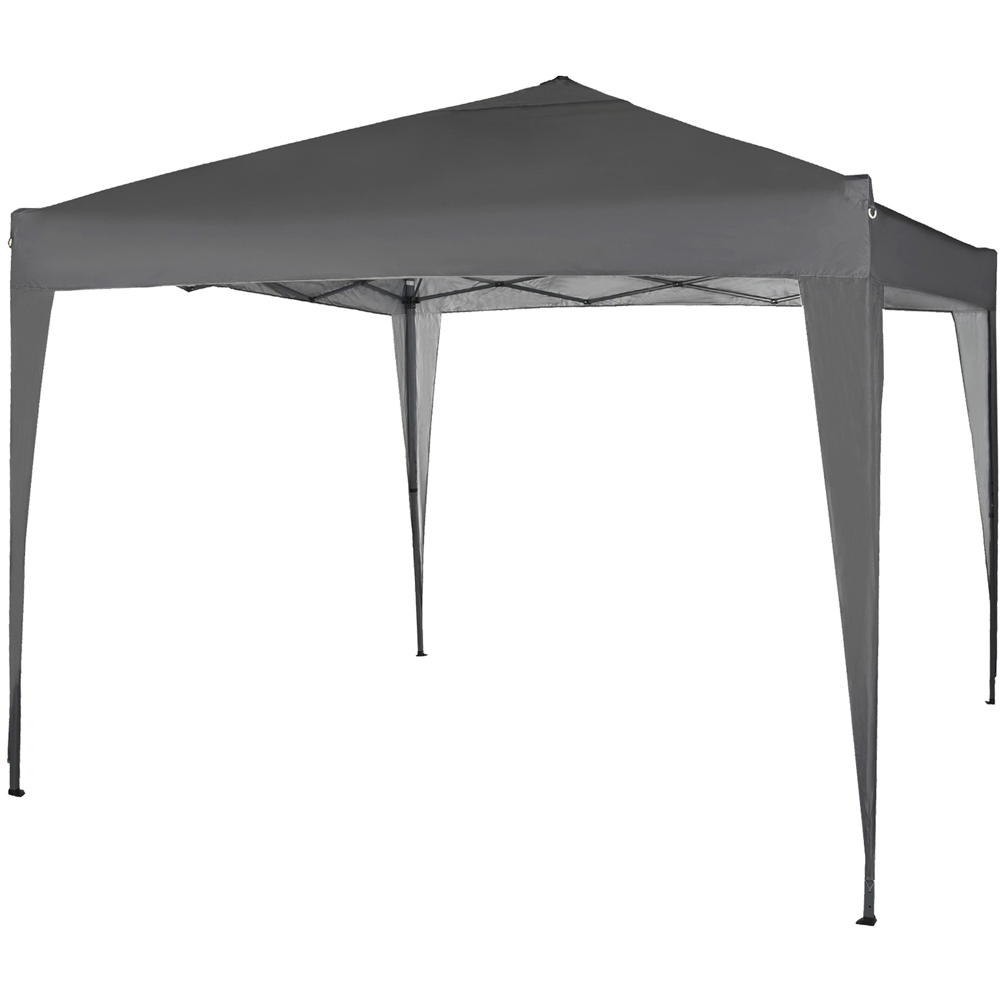 Grey Pop Up Outdoor Gazebo 3 x 3m Image 2