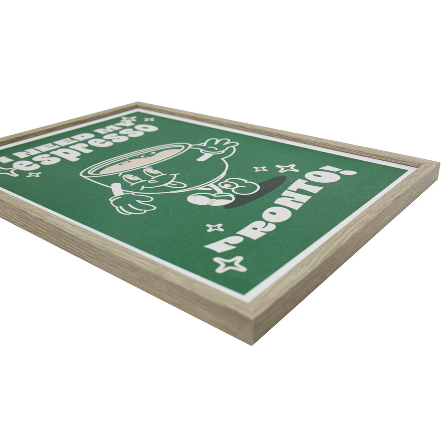 Espresso Graphic Framed Art Image 3