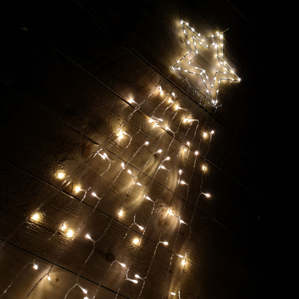 Premier 320 Warm White LED Multi-Function Christmas Shooting Star 3m Image 3
