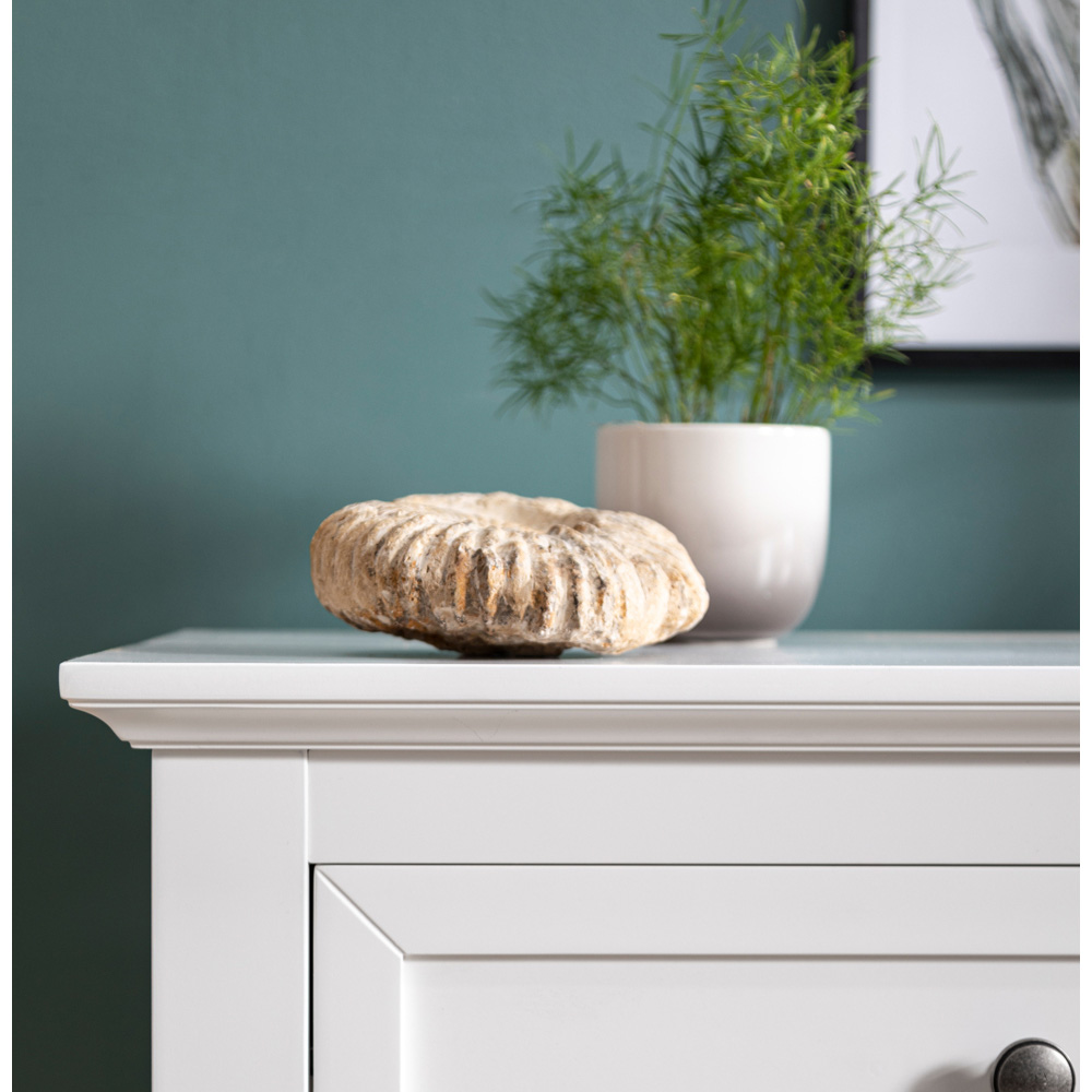 Noa and Nani Karlstad 3 Drawer White Dressing Table and Stool Set Image 7