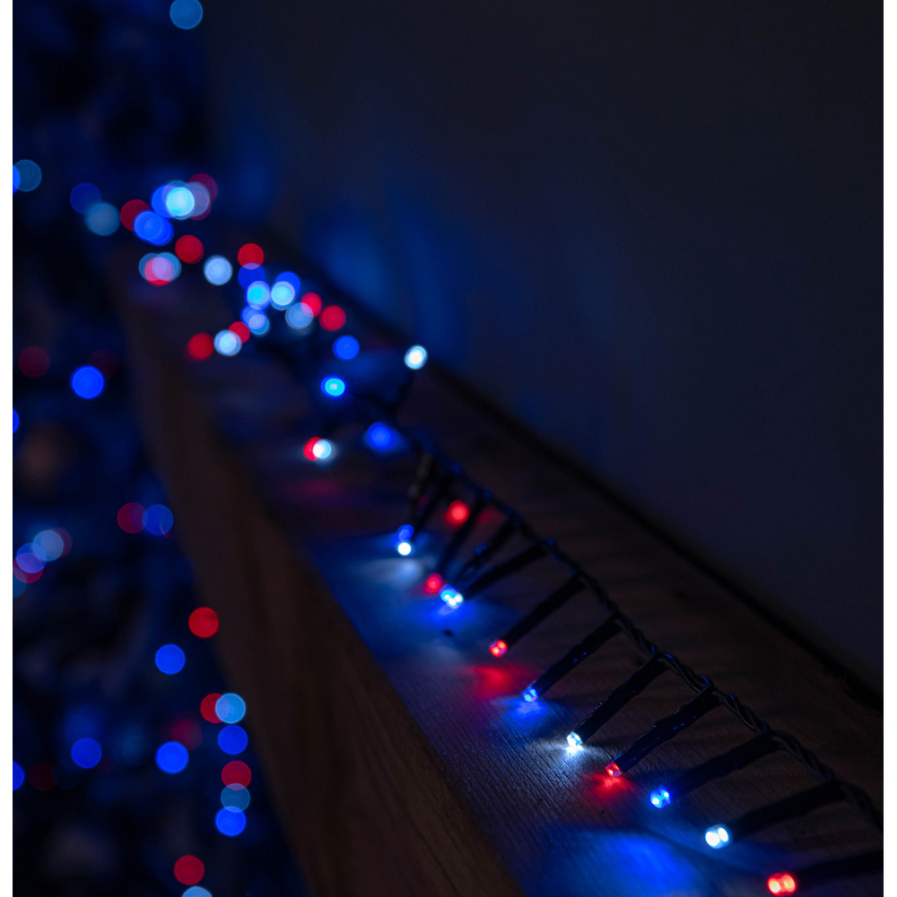 Samuel Alexander SupaBrights 500 Blue Red and White LED Multi-Function String Light 13m Image 8