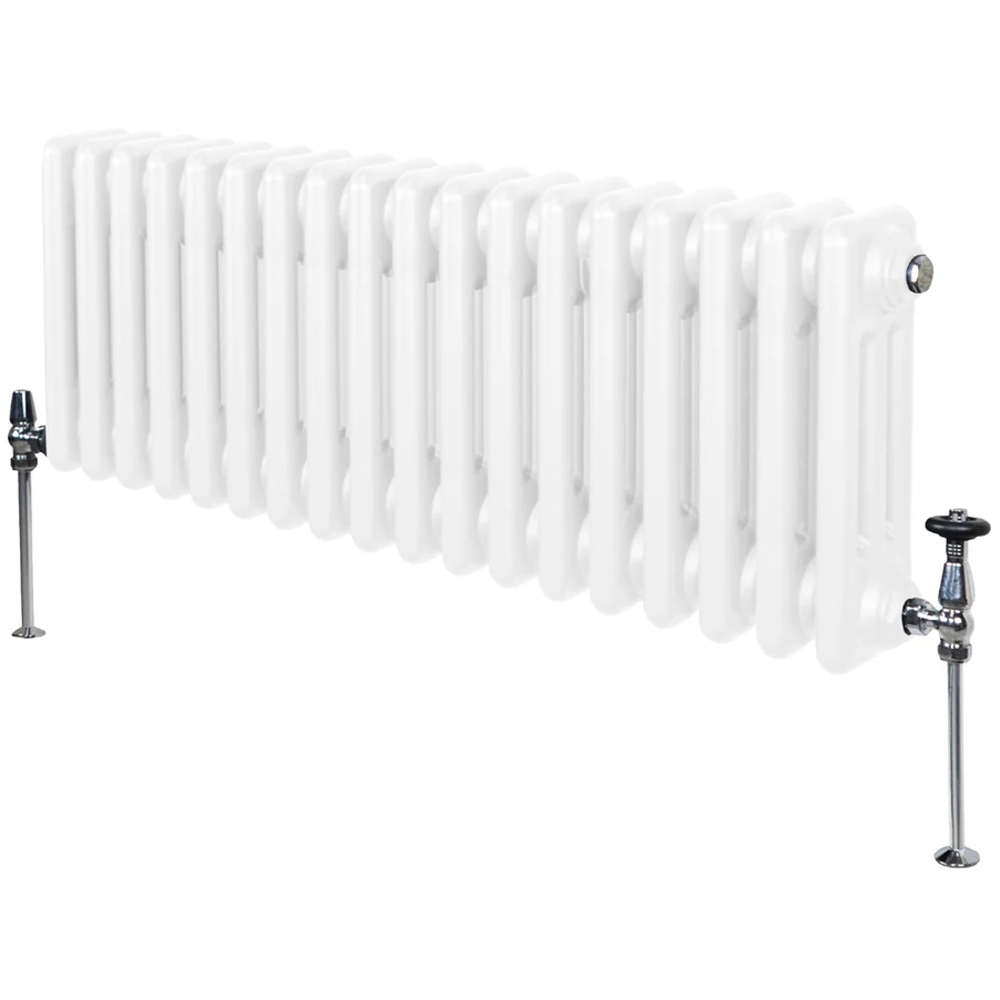 Monster Shop 2501 BTU White Traditional 3 Column Radiator 300 x 832mm Image 3