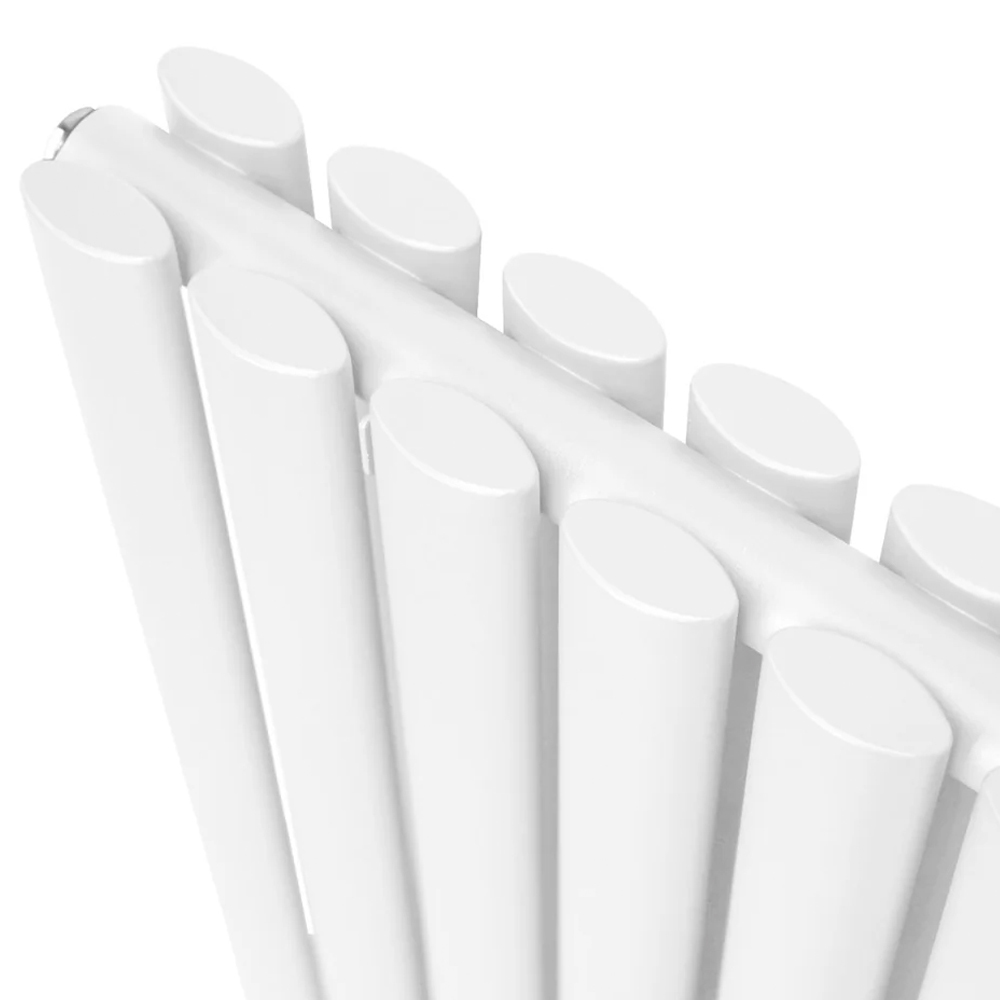 Monster Shop 3211BTU White Oval Column Radiator 1800 x 240mm Image 5