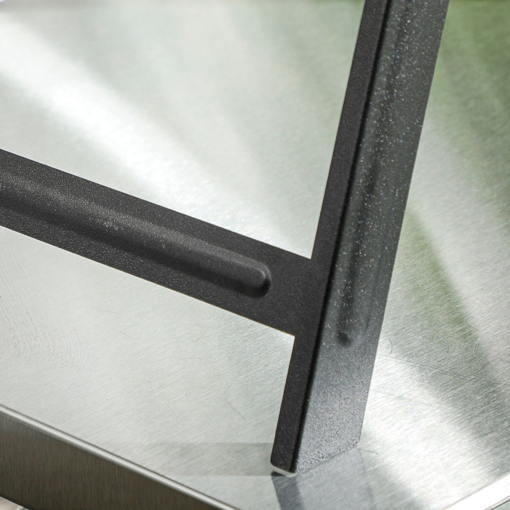 Outsunny Black Portable Charcoal Grill with Pull Out Charcoal Basin Image 3