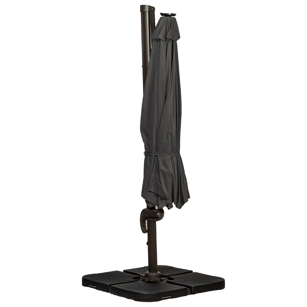 Royalcraft LED Cantilever Overhanging Parasol 3.5m Image 11
