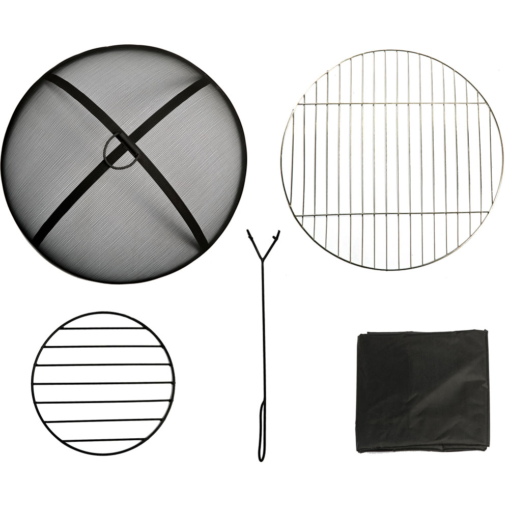 Centurion Fireology SAMUI 3 in 1 Beige Garden Fire Pit Image 7