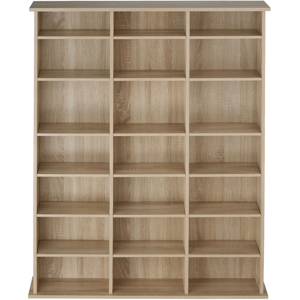 tectake Stevie 21 Shelf Oak Sonoma Storage Unit Image 4