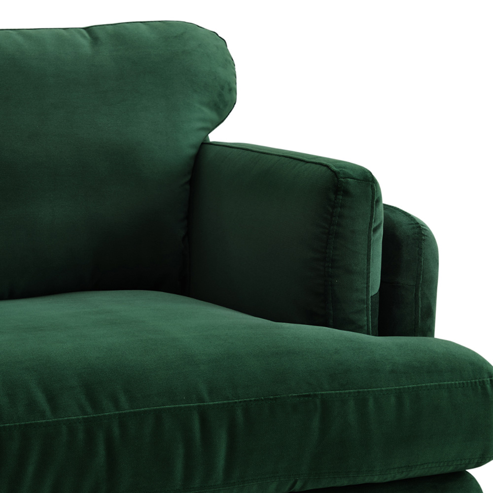 Home Detail Regent 2 Seater Dark Green Velvet Sofa Image 7