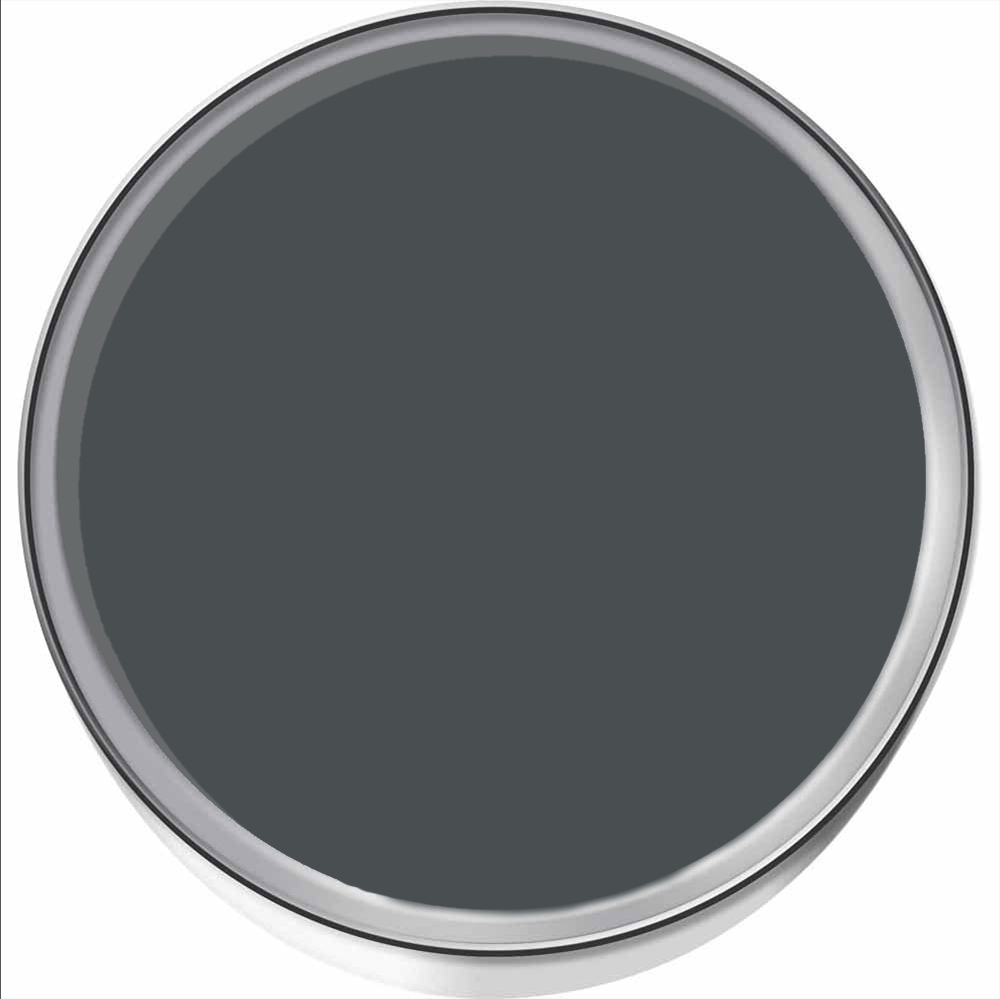 Hemway Anthracite Grey Furniture and Walls Matt Chalk Paint 1L Image 3