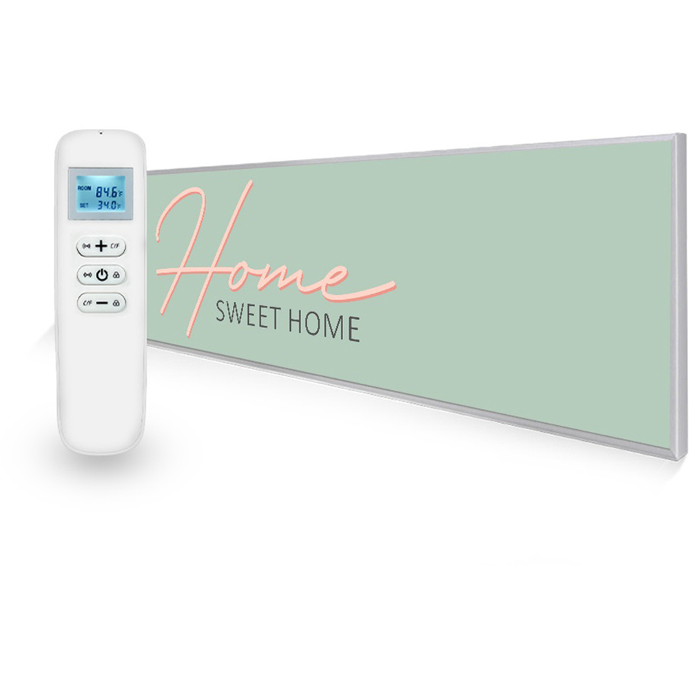 Mirrorstone Nexus Home Sweet Home Quote Ultraslim Wi-Fi Infrared Heating Panel 350W 295 x 1195mm Image 2