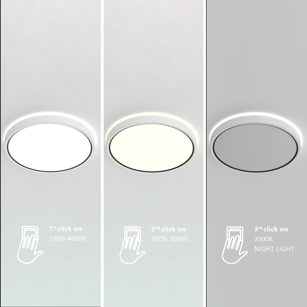 Nordlux Noxy White Ceiling Light Image 7