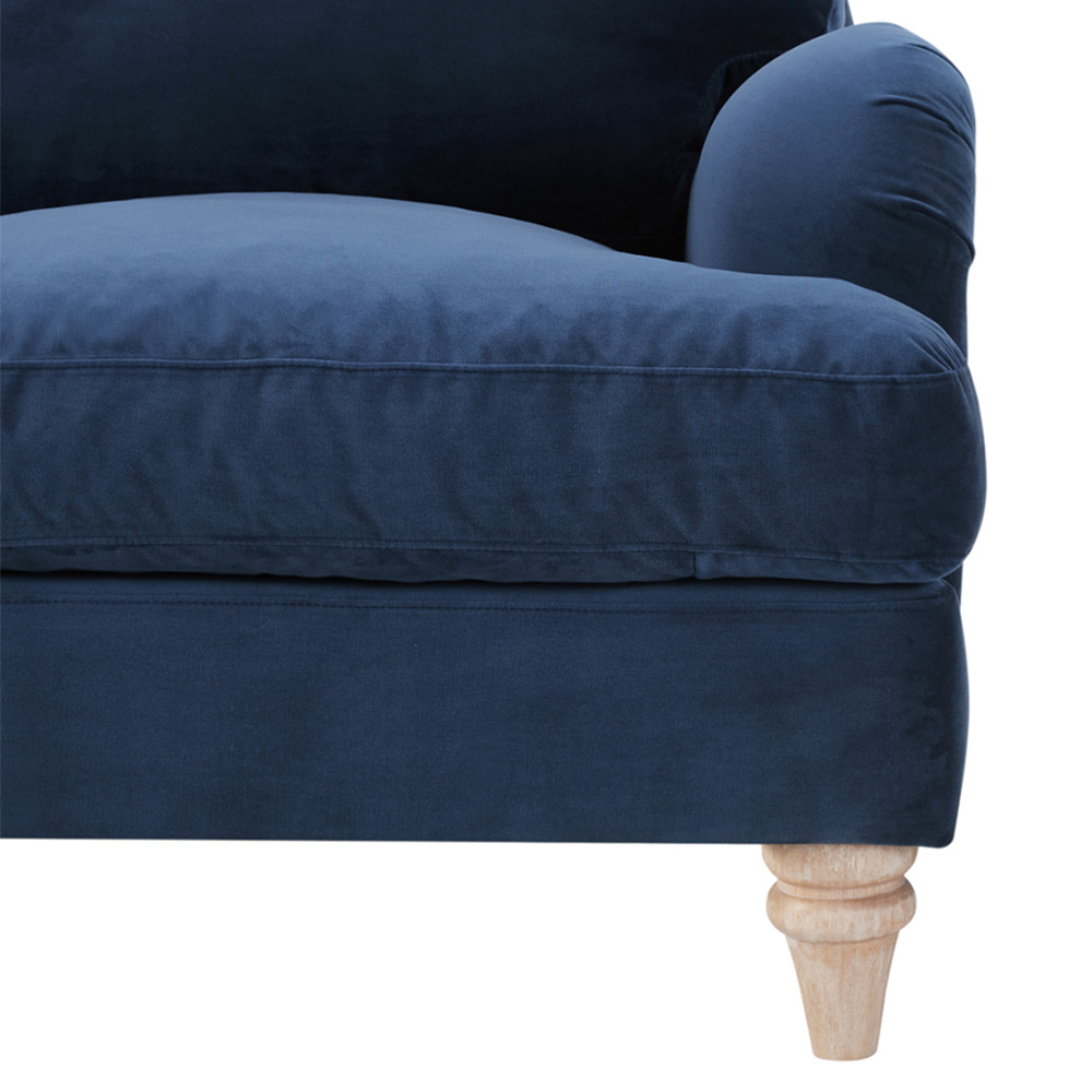 Home Detail Oxford 2 Seater Navy Blue Velvet Sofa Image 6