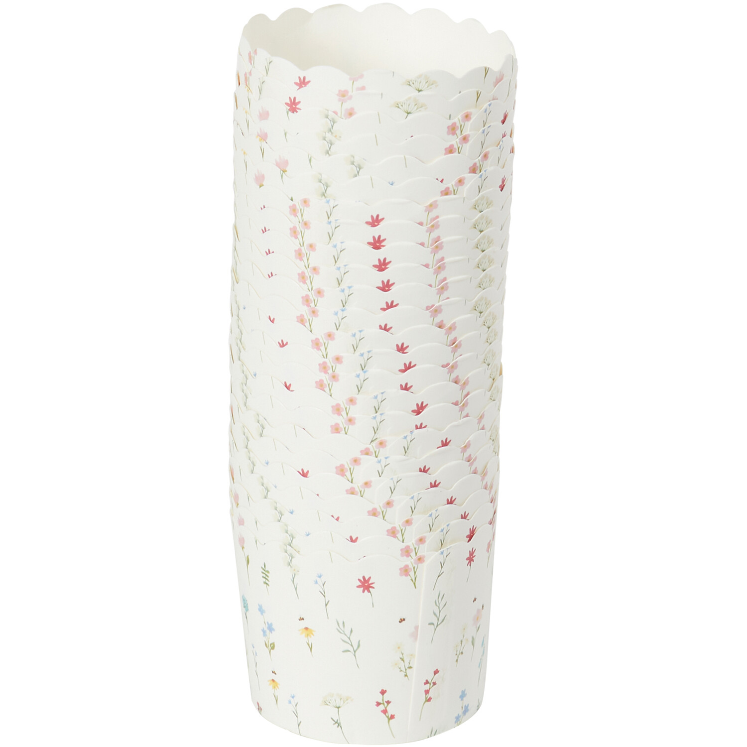 Pack of 24 Flower Market Muffin Cases - White Image 2