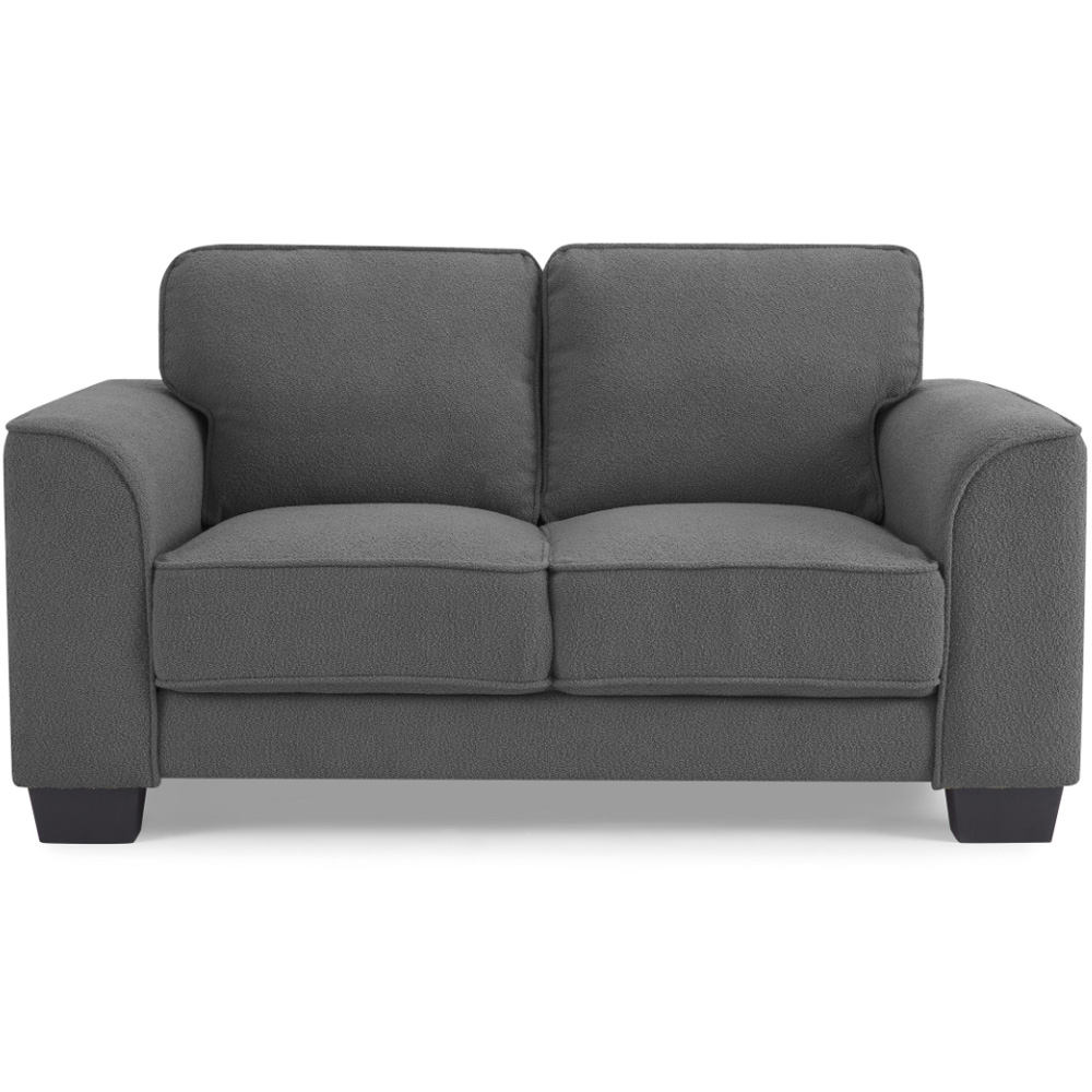 Home Detail Jada 2 Seater Dark Grey Boucle Sofa Image 3