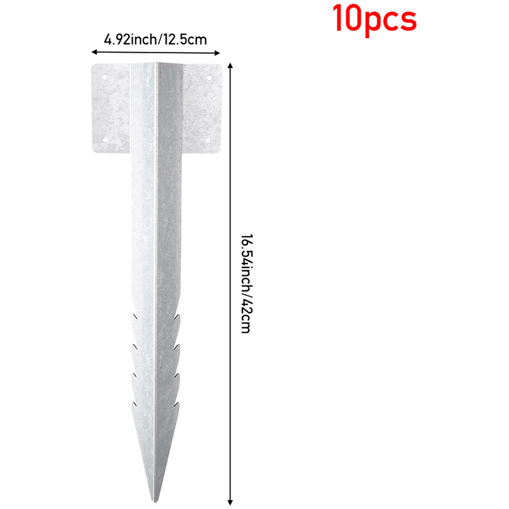 Living and Home Metal Timber Landscape Fixing Edging Repair Kit Image 6