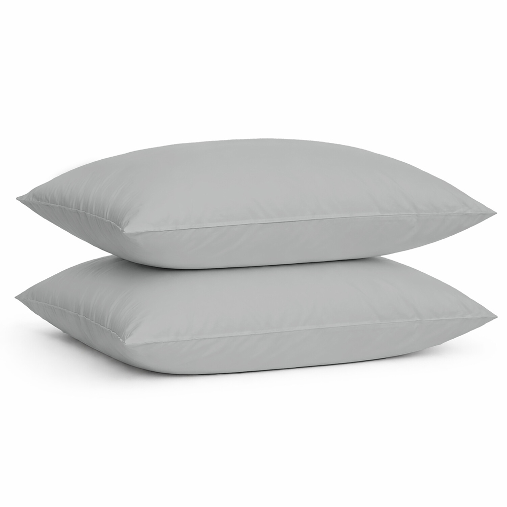 Cotton Sheet Set Grey Superking Image 2