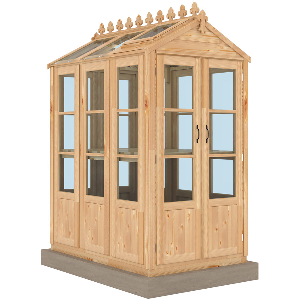 Shire Hemsby 4 x 6ft Wooden Greenhouse Image 2